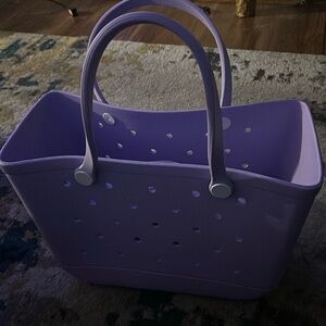 Rubber lilac bag for sale minor slip shown in photo